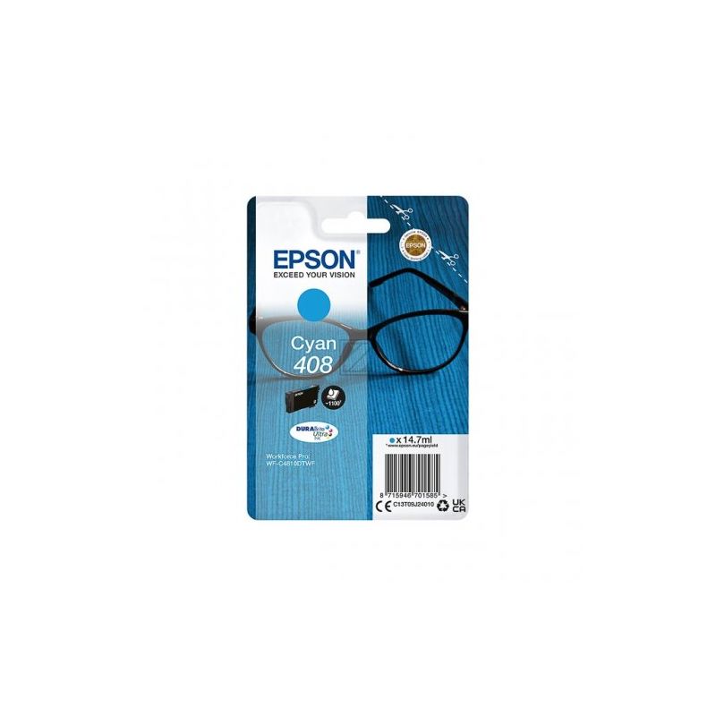 Epson 408 - C13T09J24010 original inkjet cartridge - Cyan