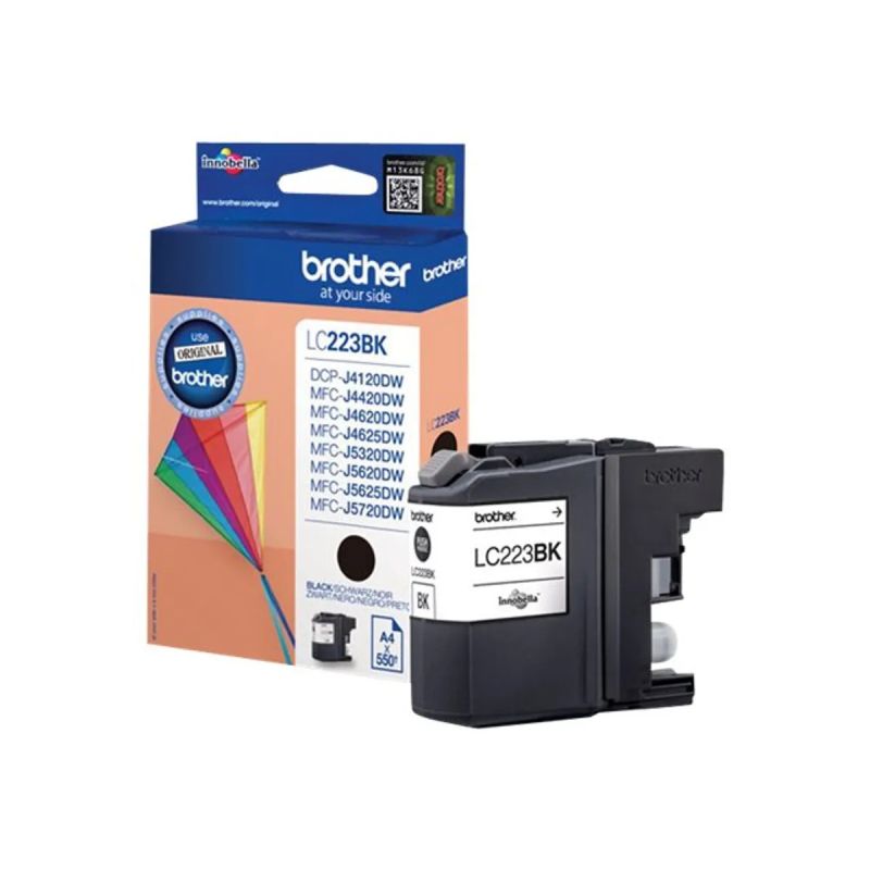 Brother 223BK - Cartucho de inyección de tinta original LC223BK - Negro