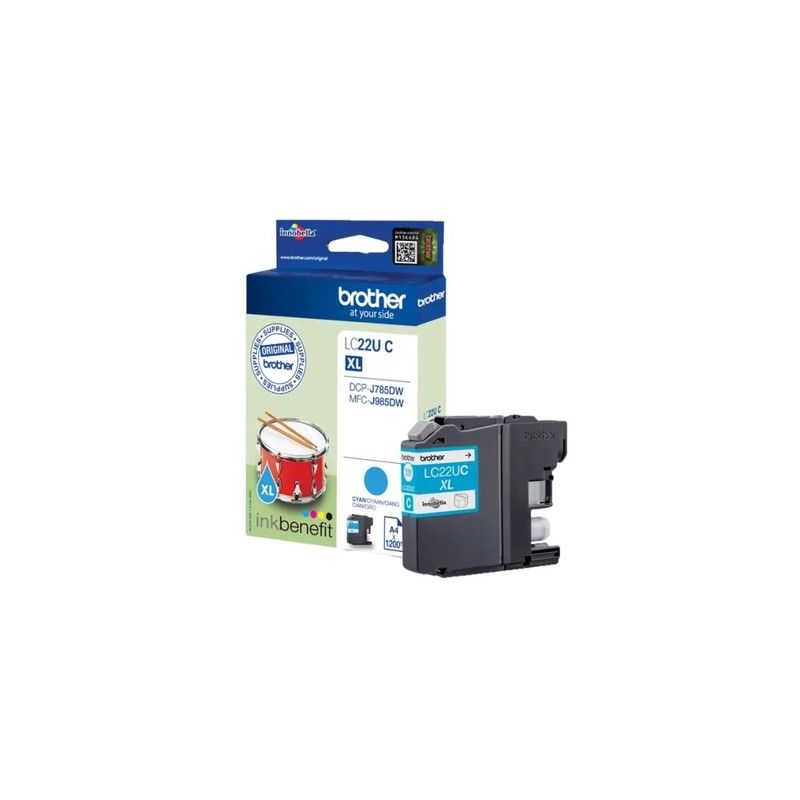 Brother 22UC - LC22UC original inkjet cartridge - Cyan