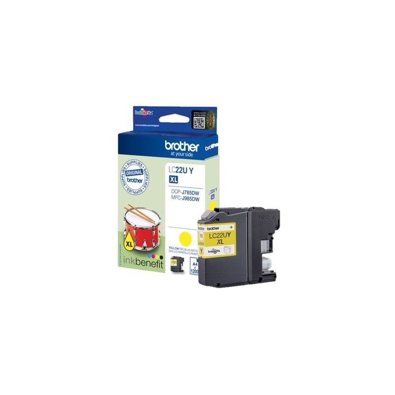 Brother 22UY - LC22UY original inkjet cartridge - Yellow