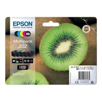 Epson 202 - Pack x 5 cartuchos de inyección de tinta original T02E7 - Negro Cian Magenta Amarillo Foto