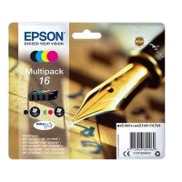 Epson T1626 - Pack x 4 C13T16264012 original ink jets - Black Cyan Magenta Yellow