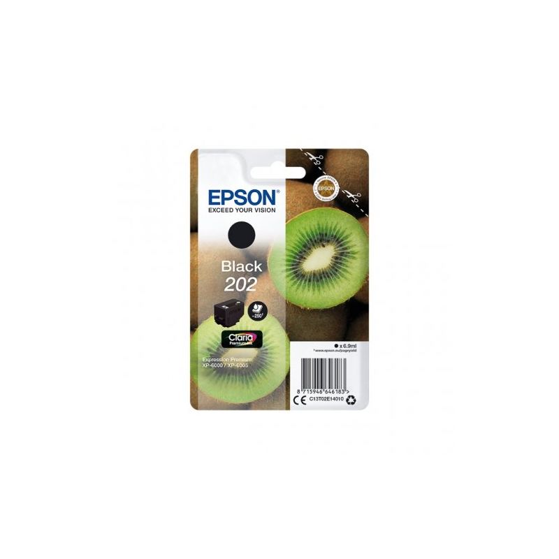 Epson 202 - cartouche jet d'encre originale C13T02E14010 - Black