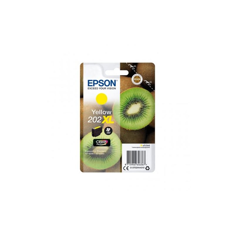 Epson 202XL - C13T02H44010 original inkjet cartridge - Yellow