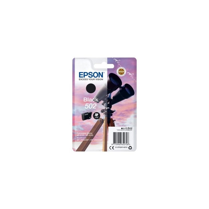 Epson 502 - T02V140 original inkjet cartridge - Black