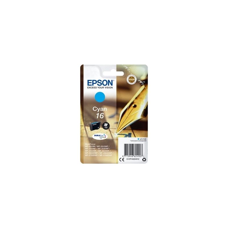 Epson T1622 - cartuccia a getto d’inchiostro originale T162240 - Ciano