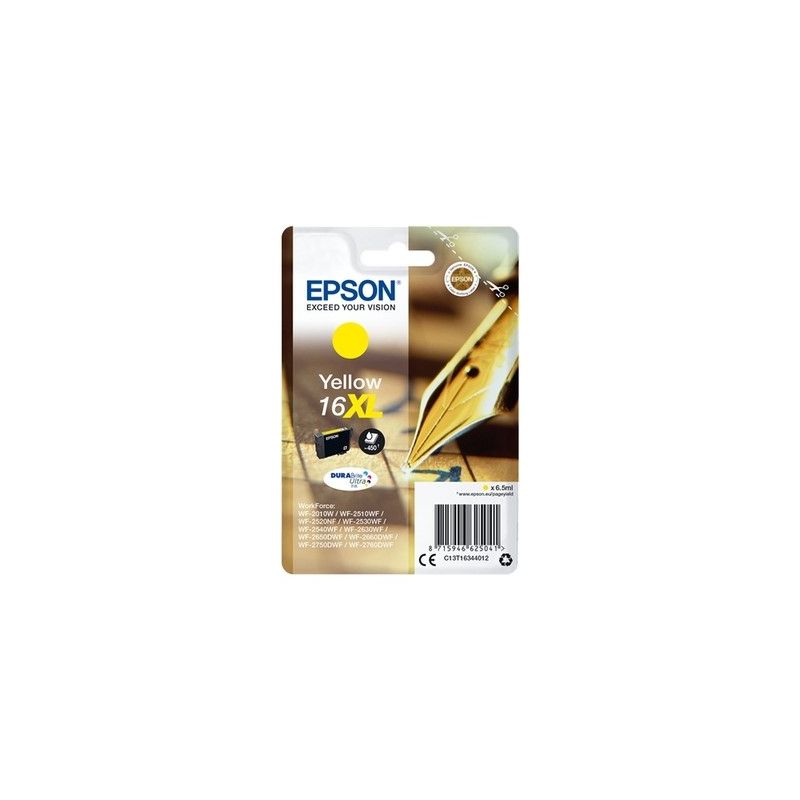 Epson 1634 - Cartucho de inyección de tinta original C13T16344012 - Amarillo