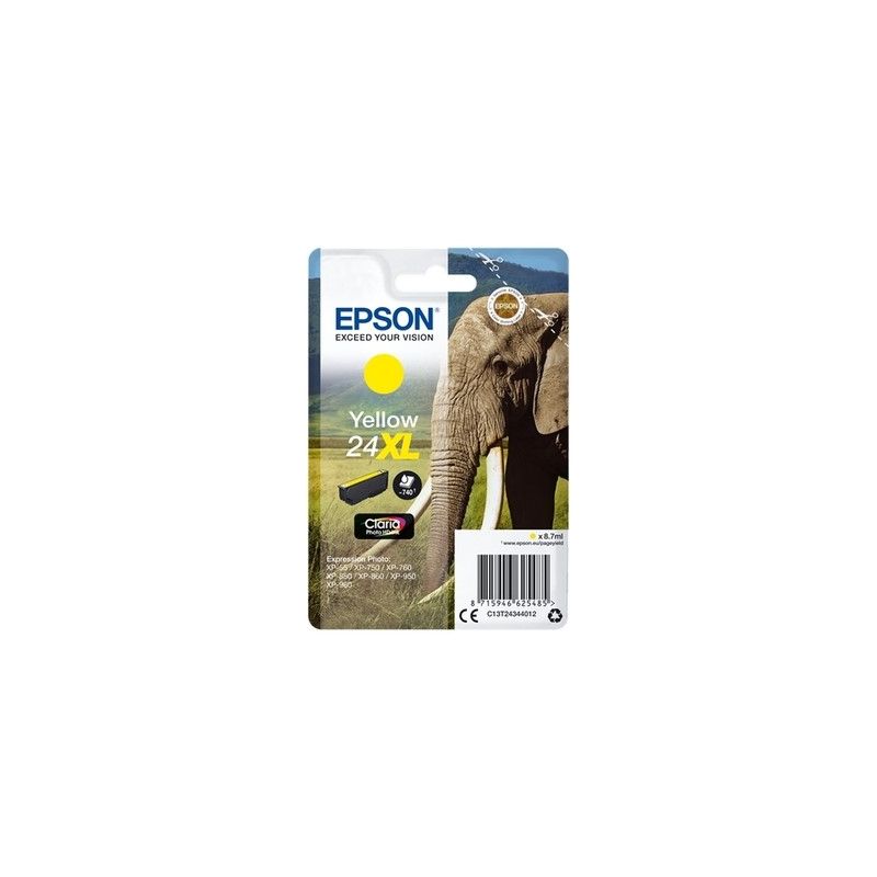 Epson 24XL - C13T24344012 original inkjet cartridge - Yellow