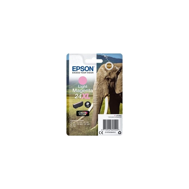 Epson 24XL - C13T24364012 original inkjet cartridge - Light Magenta