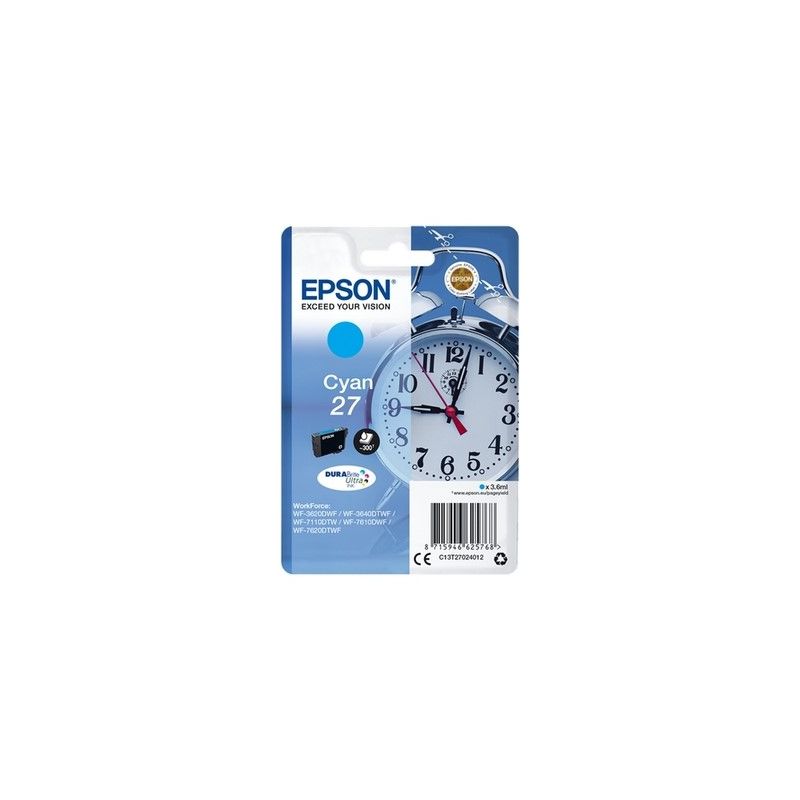 Epson T2702 - T270240 original inkjet cartridge - Cyan