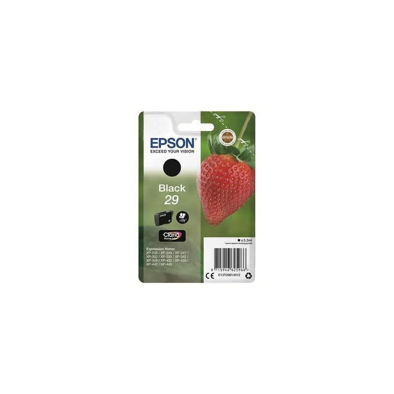 Epson T2981 - cartuccia a getto d’inchiostro originale T298140 - Nero