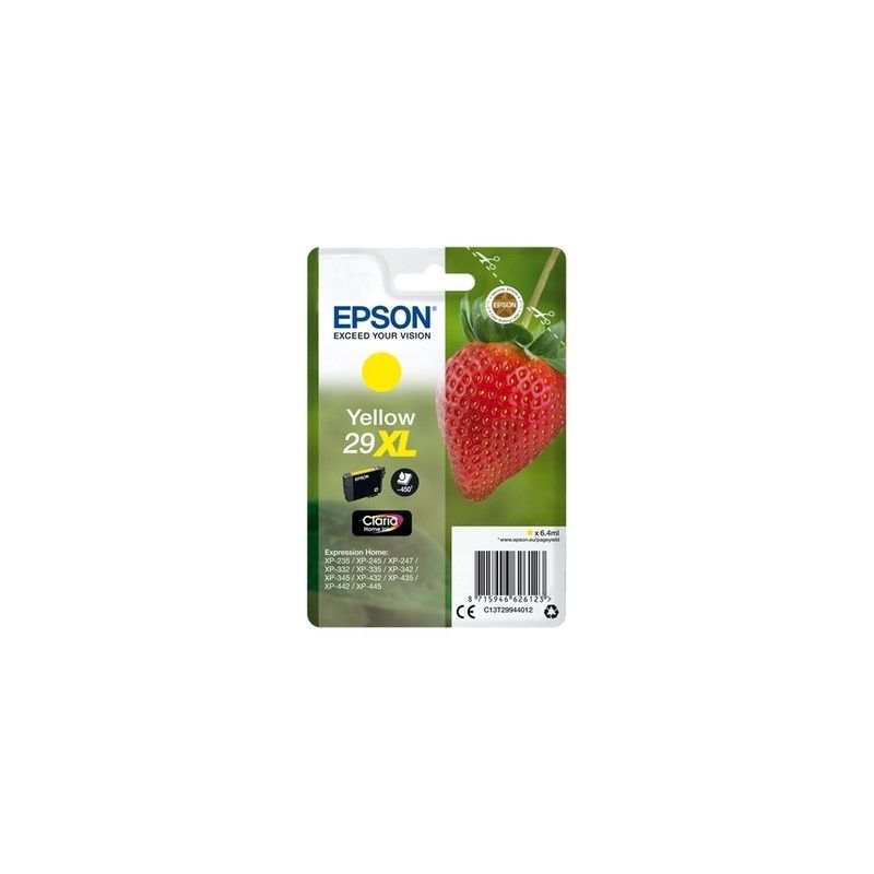 Epson 29XL - Cartucho de inyección de tinta original C13T29944012 - Amarillo