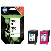 Hp 300 - Pack x 2 cartuchos de inyección de tinta original CN637EE - Negro + Tricolor