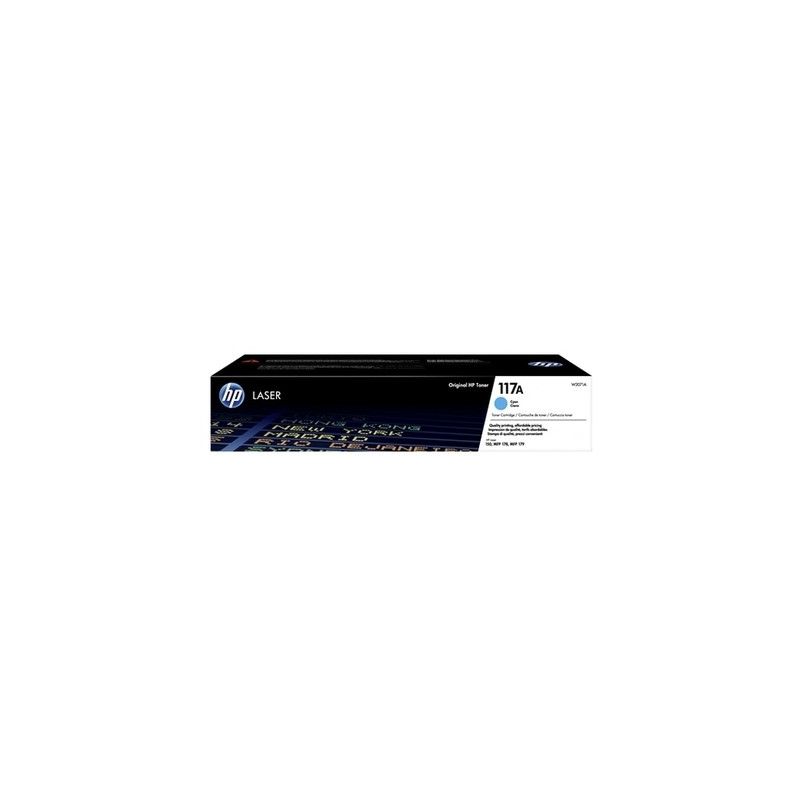 Hp 117A - Toner original W2071A, 117A - Cyan