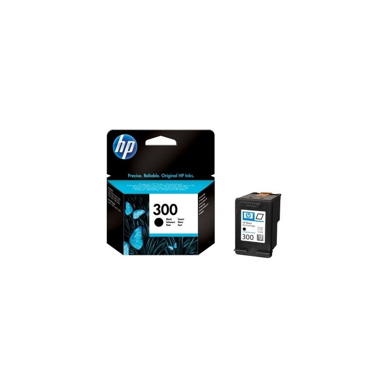 Hp 300 - Cartucho de inyección de tinta original CC640EE - Negro