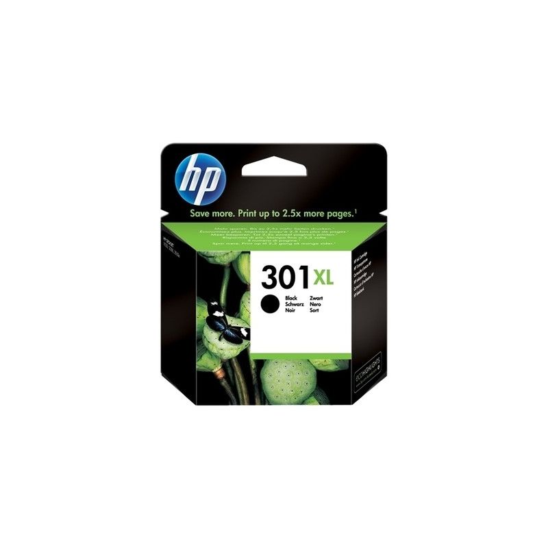 Hp 301XL - Cartucho de inyección de tinta original CH563EE - Negro