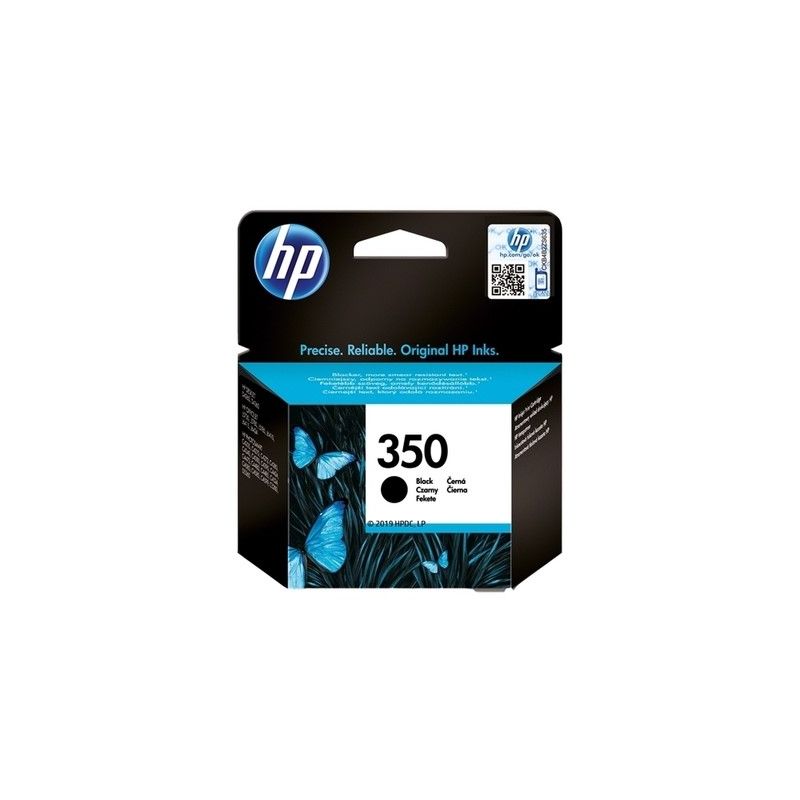 Hp 350 - Cartucho de inyección de tinta original CB335EE - Negro