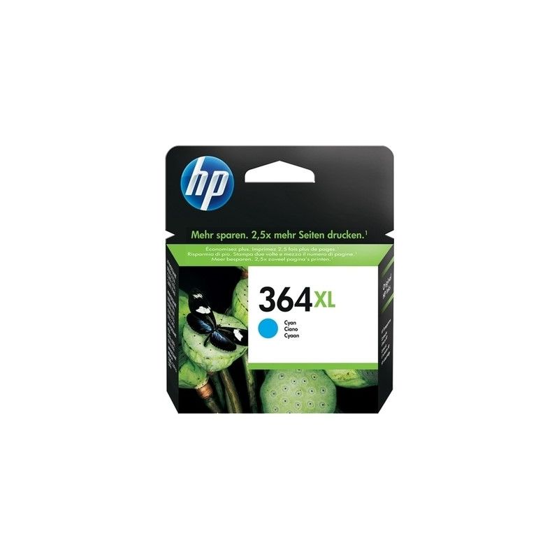 Hp 364XL - cartouche jet d'encre originale CB323EE - Cyan