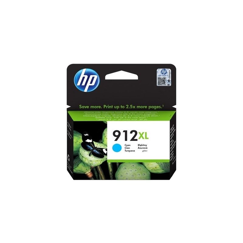 Hp 912XL - cartouche jet d'encre originale 3YL81AE - Cyan