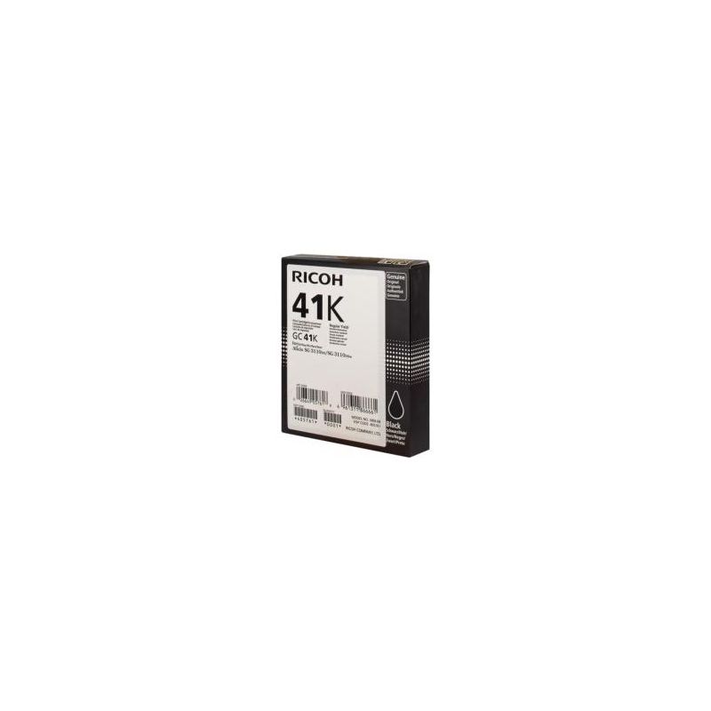 Ricoh GC-41 - Cartucho de inyección de tinta original 405761, GC41K - Negro