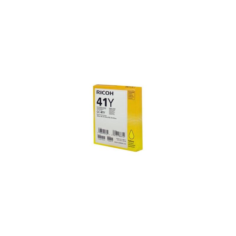 Ricoh GC-41 - 405764, GC41Y original inkjet cartridge - Yellow