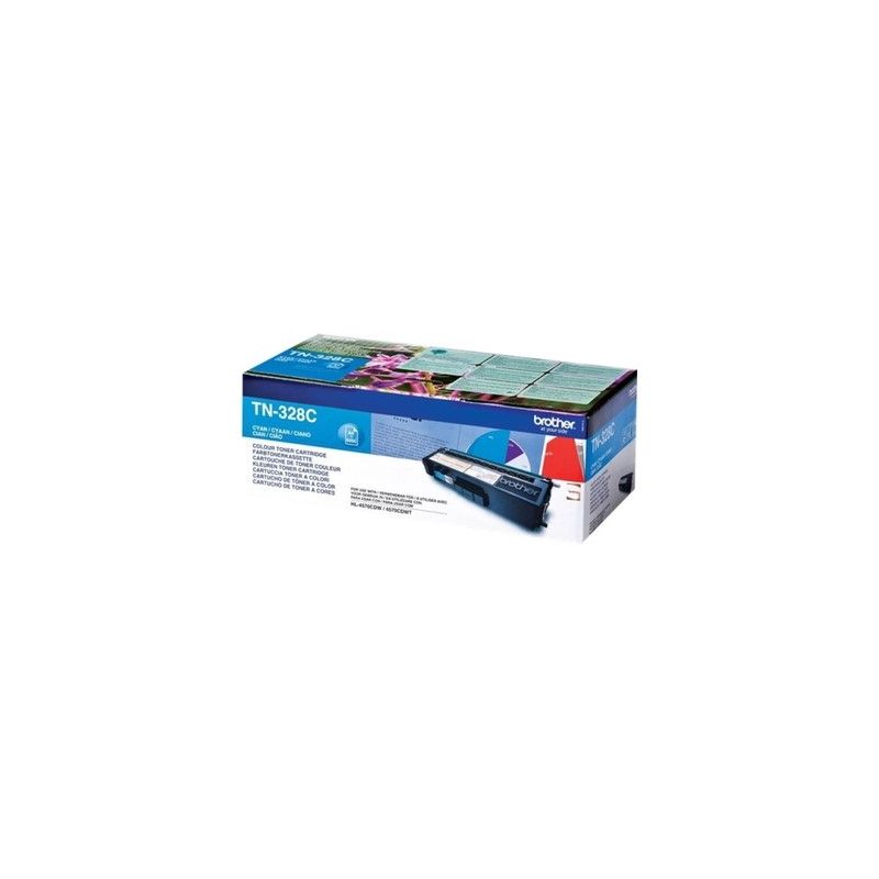 Brother TN-328 - Originaltoner TN-328 - Cyan