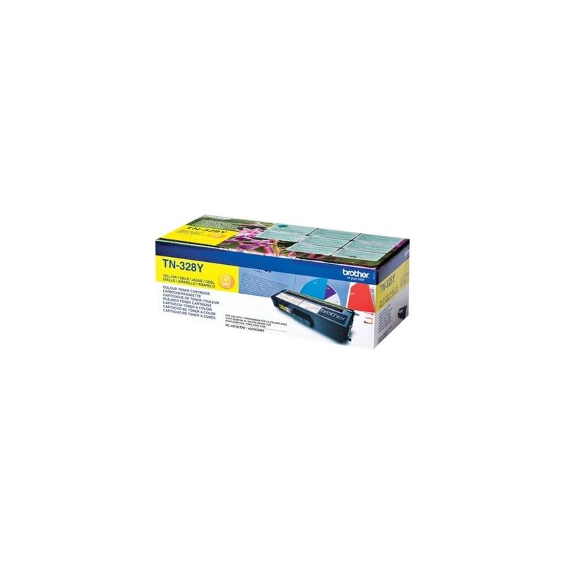 Brother TN-328 - Toner originale TN-328 - Giallo