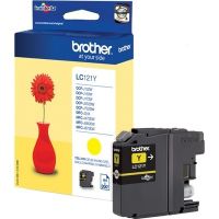 Brother 121Y - Original-Tintenstrahlpatrone LC121Y - Yellow