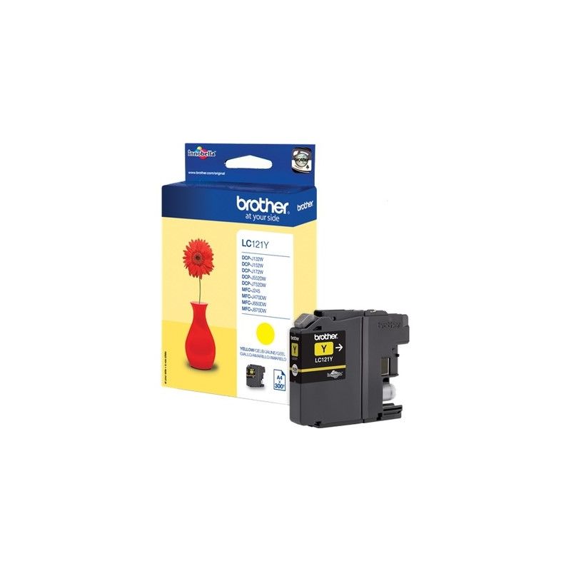 Brother 121Y - LC121Y original inkjet cartridge - Yellow