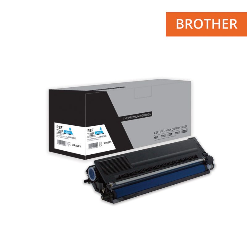 Brother TN-821 - Toner équivalent à Brother TN821XXLC - Cyan