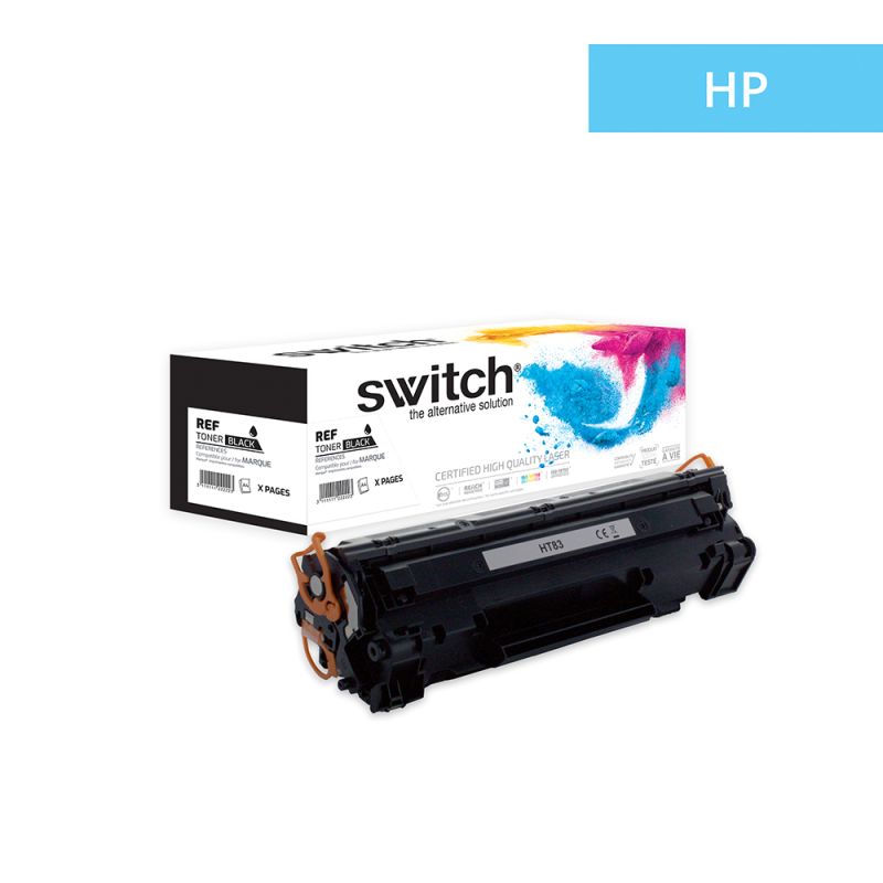 Hp 83A - SWITCH Toner entspricht CF283A, 83A - Black