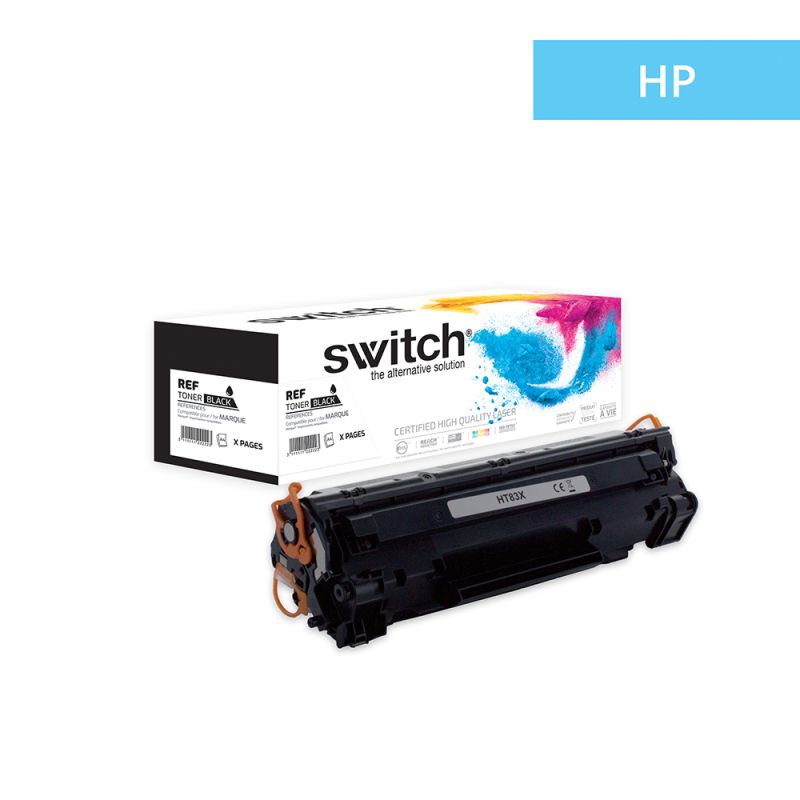 Hp 83X - SWITCH Toner entspricht CF283X, 83X, CRG737 - Black