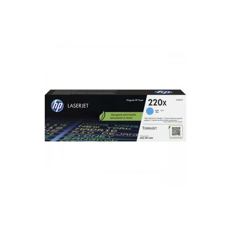 Hp 220X - Toner originale W2201X, 220X - Cyan