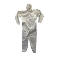 Complete single-use suit PP + viscose 50g White L - Sold by 80
