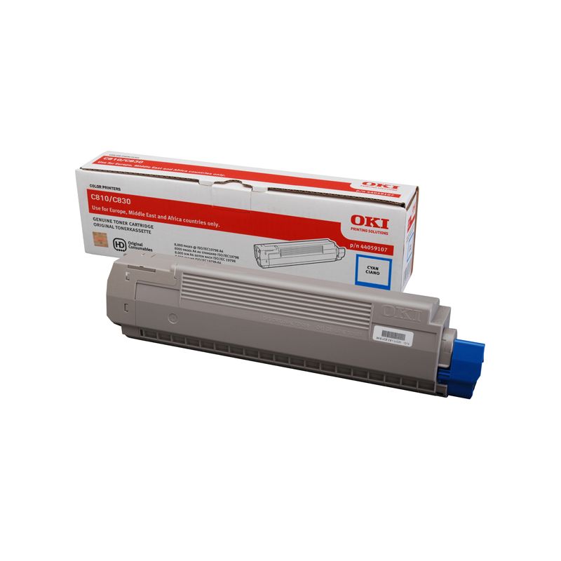 OKI C810 - Toner original 44059107 - Cyan