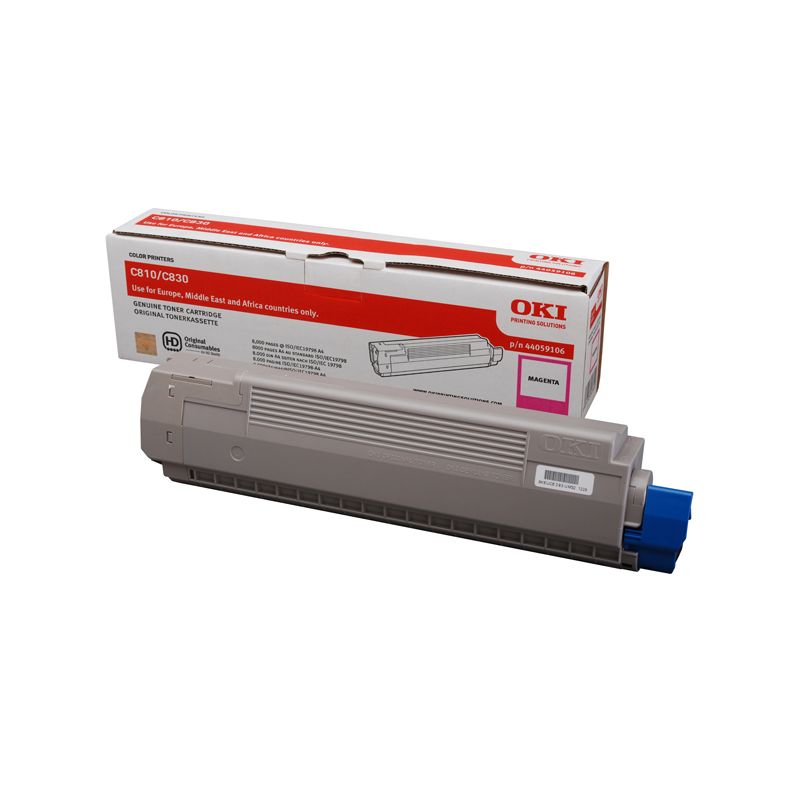 OKI C810 - Toner original 44059106 - Magenta