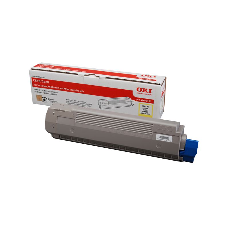 OKI C810 - Toner original 44059105 - Yellow