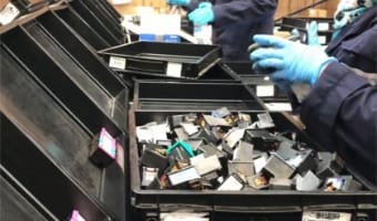 Collection and sorting of cartridges